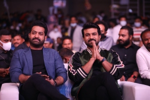 Jr NTR, Ram Charan @ RRR Movie Pre Release Event Chennai Stills