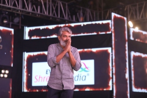 Director SS Rajamouli @ RRR Movie Pre Release Event Chennai Stills