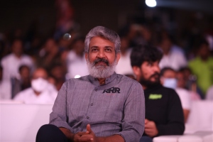 Director SS Rajamouli @ RRR Movie Pre Release Event Chennai Stills