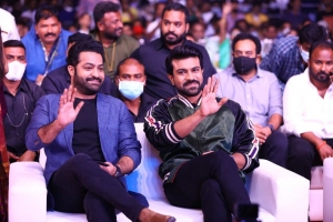 Jr NTR, Ram Charan @ RRR Movie Pre Release Event Chennai Stills