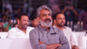 Director SS Rajamouli @ RRR Movie Pre Release Event Chennai Stills