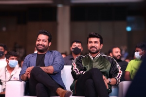 Jr NTR, Ram Charan @ RRR Movie Pre Release Event Chennai Stills