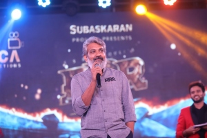 SS Rajamouli @ RRR Movie Pre Release Event Chennai Stills