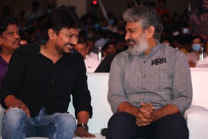 Udhayanidhi Stalin, SS Rajamouli @ RRR Movie Pre Release Event Chennai Stills