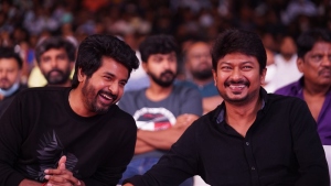 Sivakarthikeyan, Udhayanidhi Stalin @ RRR Movie Pre Release Event Chennai Stills