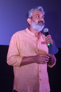 Director SS Rajamouli RRR Movie Press Meet Stills