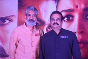 SS Rajamouli, DVV Danayya @ RRR Movie Press Meet Stills