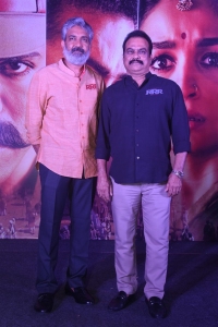 SS Rajamouli, DVV Danayya @ RRR Movie Press Meet Stills