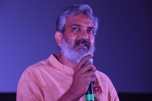 Director SS Rajamouli RRR Movie Press Meet Stills