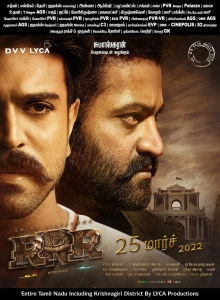 Ram Charan, Jr NTR in RRR Movie Release Posters HD