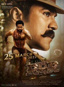 Jr NTR, Ram Charan in RRR Movie Release Posters HD