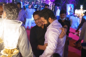 Allu Aravind, Jr NTR @ RRR Success Party by Dil Raju Photos