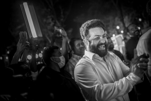 Jr NTR @ RRR Success Party by Dil Raju Photos