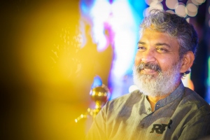 SS Rajamouli @ RRR Success Party by Dil Raju Photos