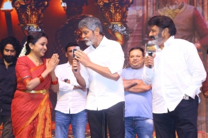 Suma, Jagapathi Babu, Balakrishna @ Rudrangi Movie Pre Release Event Stills