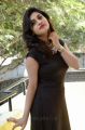 Actress Priyanka in Black Dress Hot Photos at Runam Movie Press Meet