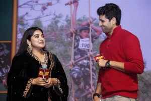 Nivetha Thomas, Adivi Sesh @ Saakini Daakini Pre Release Event Stills