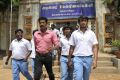 Samuthirakani, Ajmal Khan in Saattai Movie New Stills