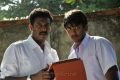 Samuthirakani, Ajmal Khan in Saattai Movie New Stills