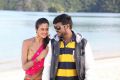 Shubra Aiyappa, Shanmuga Pandian in Sagaptham Movie Latest Stills