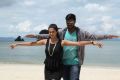 Shubra Aiyappa, Shanmuga Pandian in Sagaptham Movie Latest Stills