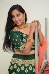 Telugu Actress Sahana Pictures @ Bari Trailer Launch