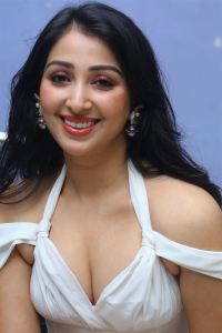 Actress Sahiba Bhasin Stills @ Average Student Nani Movie Teaser Launch