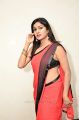 Actress Sai Akshatha Hot Red Saree & Sleeveless Black Blouse Pics