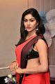 Actress Sai Akshatha Hot Red Saree & Sleeveless Black Blouse Pics