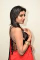 Actress Sai Akshatha Hot Red Saree & Sleeveless Black Blouse Pics