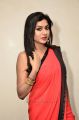 Actress Sai Akshatha Hot Red Saree & Sleeveless Black Blouse Pics