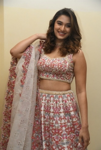 Actress Saiee Manjrekar Pics @ Ghani Movie Trailer Launch