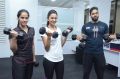 Saina Nehwal Launches Rakul Preet Singh F45 Gym at Kokapet Photos