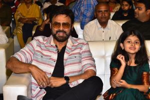 Venkatesh Daggubati, Baby Sara @ Saindhav Pre-Release Event Vizag Photos