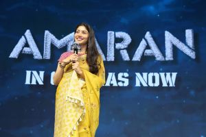 Actress Sai Pallavi Saree Pics @ Amaran Success Meet