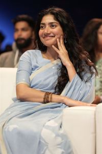 Sai Pallavi Cute Saree Photos @ Thandel Pre Release