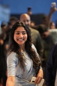 Sai Pallavi Cute Saree Photos @ Thandel Pre Release