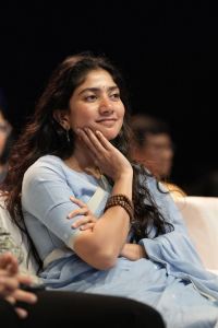 Sai Pallavi Cute Saree Photos @ Thandel Pre Release