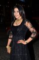 Tamil Actress Sakshi Agarwal Black Gown Dress Stills
