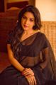 Actress Sakshi Agarwal in Black Saree Portfolio Images