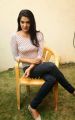 Actress Sakshi Chowdary Photos at James Bond Press Meet