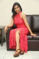 Telugu Heroine Sakshi Kakkar Red Dress Stills