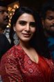 Actress Samantha Akkineni in Red Dress Photos @ Bahar Cafe Launch
