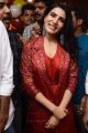 Actress Samantha in Red Dress Photos @ Bahar Cafe Launch