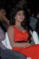 Actress Samantha in Red Orange Color Sleeveless Long Dress