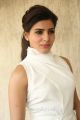 Beautiful Actress Samantha in White Dress Photos