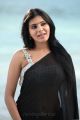 Jabardasth Actress Samantha Black Saree Photos
