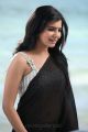 Jabardasth Actress Samantha Black Saree Photos