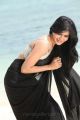 Jabardasth Actress Samantha Black Saree Hot Photos