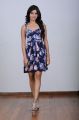 Samantha New Hot Photoshoot Stills in Blue Flower Design Dress